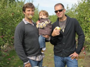 Apple Picking - Me, Jeff & Jackson